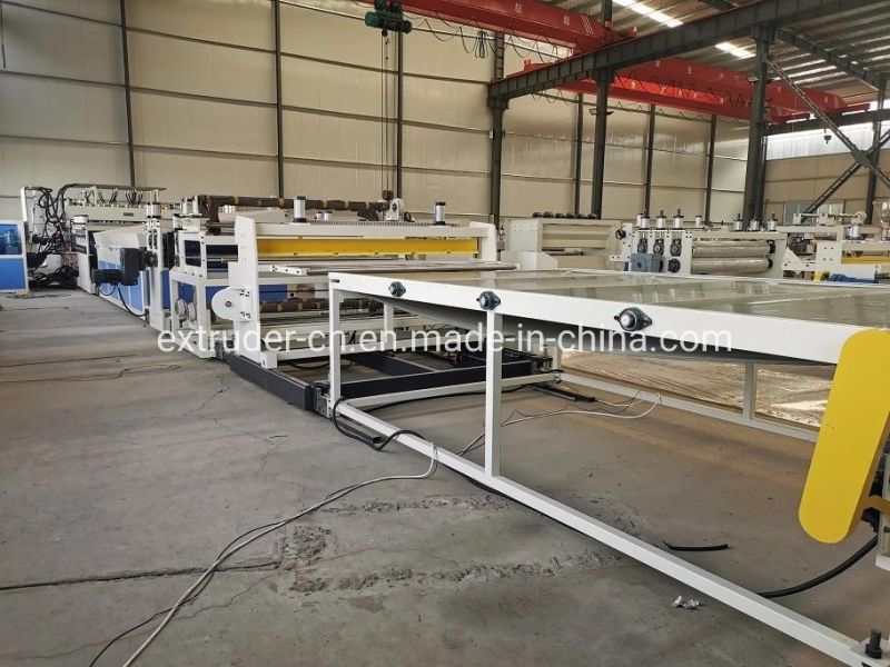 More Advanced Polycarbonate PC Hollow Sheet Sunshine Panel Sun Sheet Extrusion Line