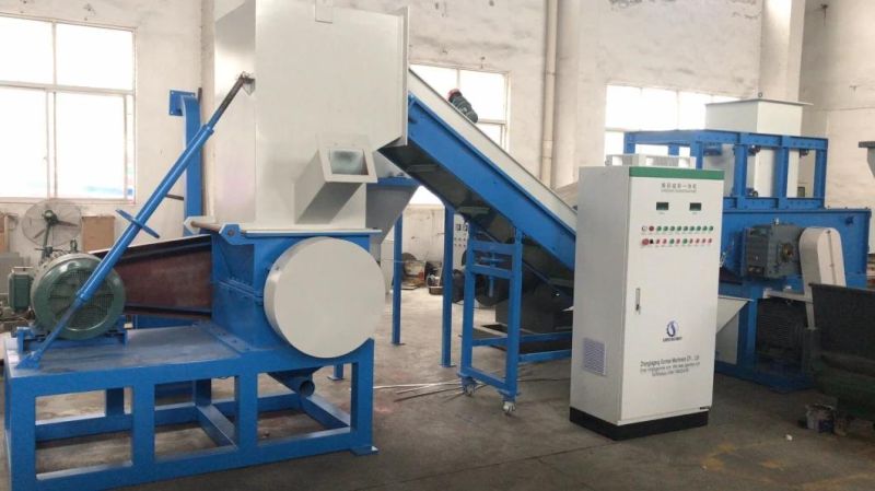 HDPE PVC PP Lump Pipe Bags Film Crushing Shredder Grinder Machine