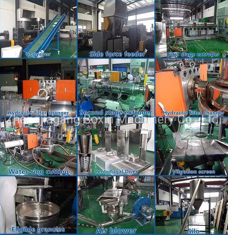 PP PE Film Granule Compactor Pelletizing Production Machine Line