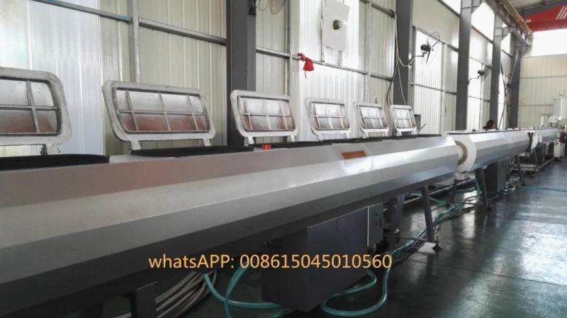PE PP Plastic Water Gas Supply Pipe Production Extrusion Line