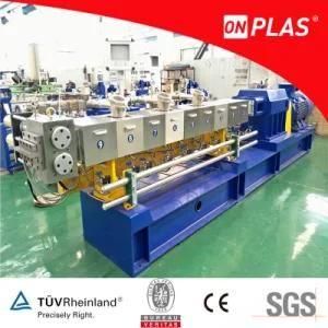 Water Cooling Strand Pelletizing Twin Screw Extruder for Pet Flakes Recycling