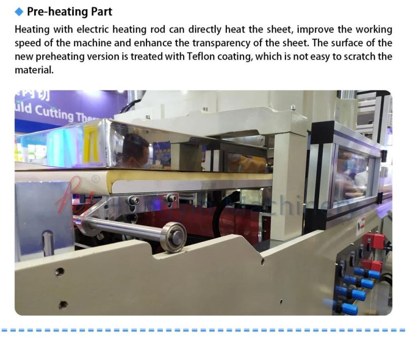 Widely Application Automatic Forming Trimming Plastic Tray Thermoforming Machine