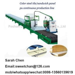 Polyurethane Roof Panel Wall Panel Continuous Production Line