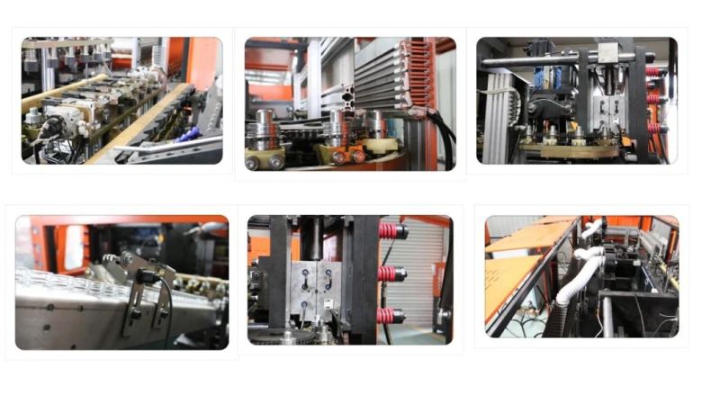 Q9000 Pet Bottle Blow Molding Machine Conveying  Performs  Automatically  with  Conveyor