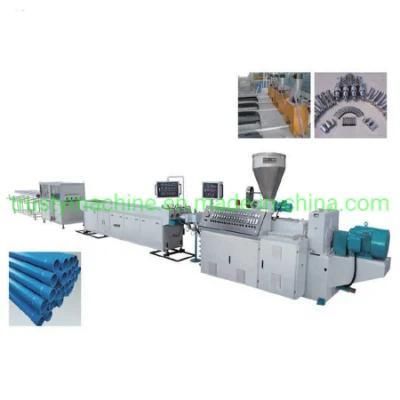 China Supplier PVC Pipe Four Cavity Making Machine Plastic Pipe Extrusion Production Line