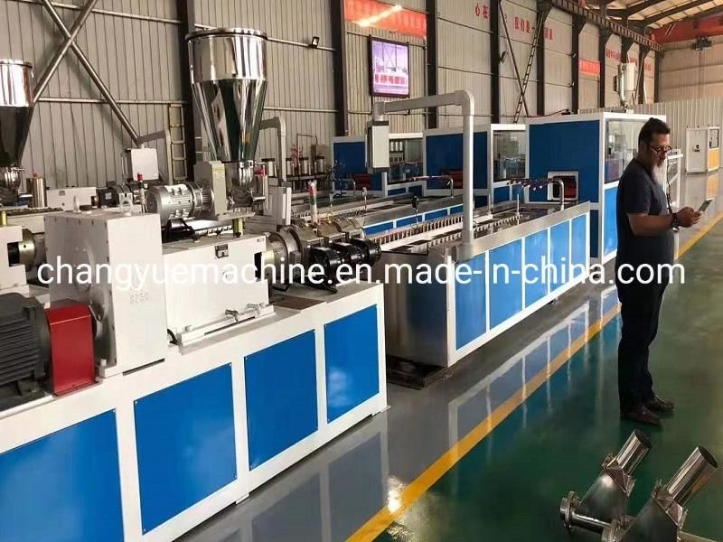 Well Designed PVC Wood Decking Profile Making Machine