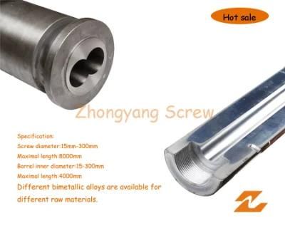 Plastic Machine Bimetallic Screw and Barrel Tungsten Carbide 65/132