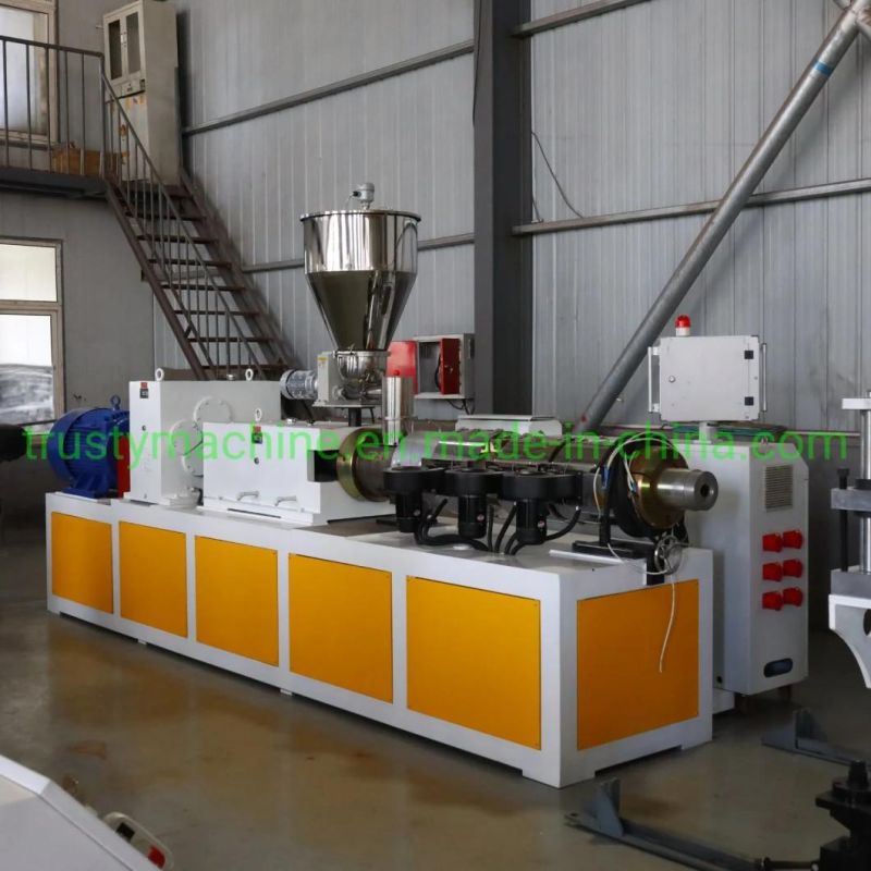 WPC PVC Plastic Foam Board Making Twin Screw Extruder Machine Manufacturer