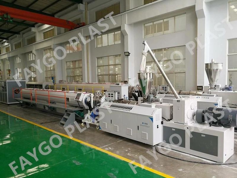 Plastic PVC Pipe Extruder Drainage Water Supply Pipe Making Machinery