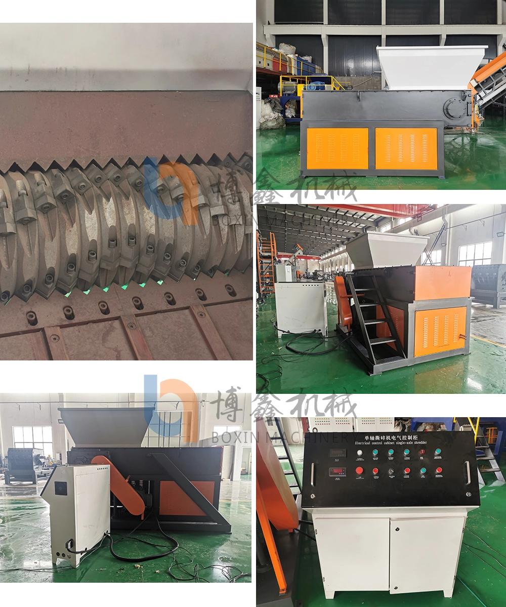 Boxin Machinery Manufacture Single Shaft Shredding Equipment for Recycling