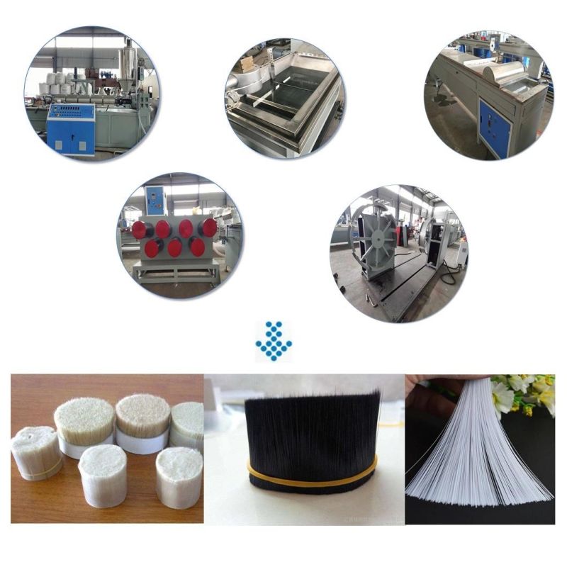 PP PE Plastic Pet Filament Extrusion Line / Monofilament Making Machine