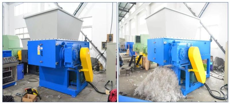 Zhangjiagang Quality Recycled Plastic Film Doulble Shaft Shredder