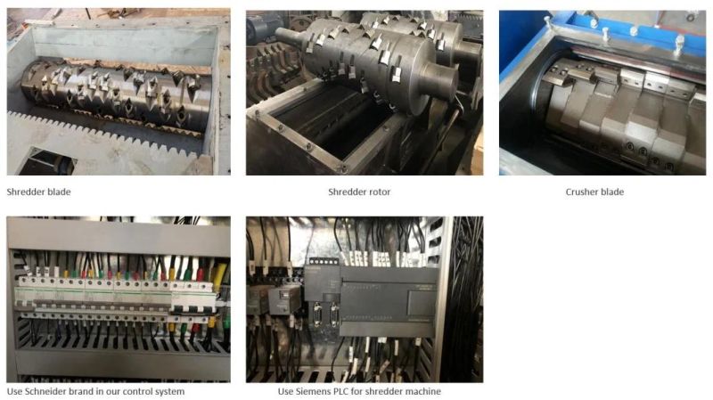 Two in One Single Shredder and Crusher/Granulator for Pipe Barrel