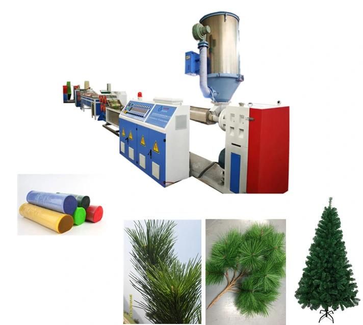 Pet Filament/Monofilament/Bristle Drawing Extrusion Machine for Plastic Christmas Tree Pine Needles