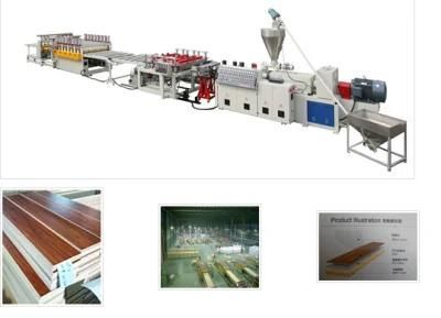 WPC (PVC + Wood) Flooring Base Extrusion Production Line