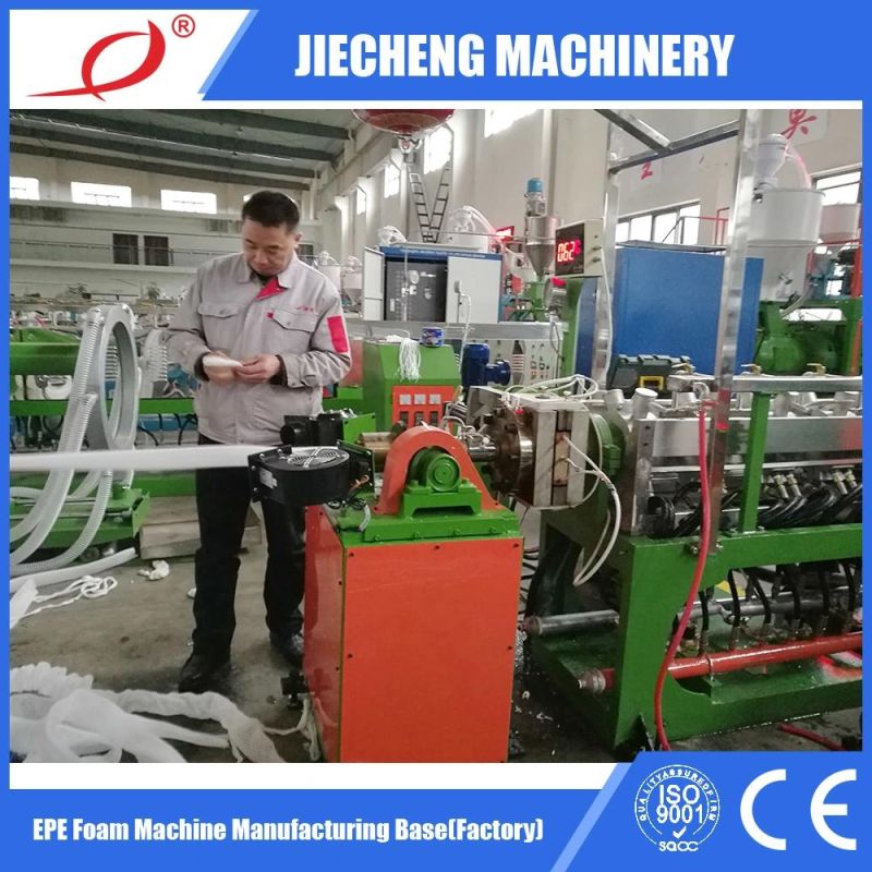 EPE Foam Fruit Net Machine Jc-65mm Machine Extruder Plastic Packing Machinery Manufacturer Expandable Polyethylene
