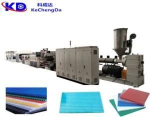 High Quality PC Plastic Hollow Grid Boardextruder Recyling Machine