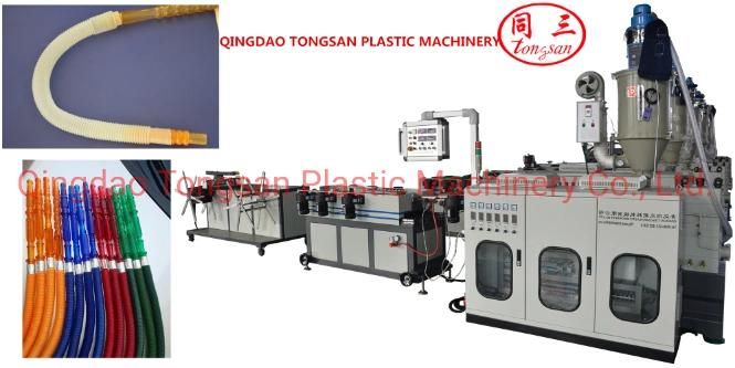 PP HDPE PVC Plastic Corrugated Pipe Making Machine