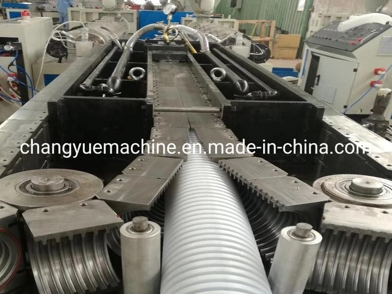 Changyue PE PVC Single Wall Corrugated Pipe Production Line