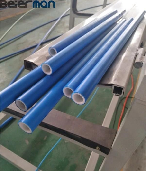 Matured Technology 20mm 32mm 40mm HDPE PE 2 Layers 3 Layers Water/Gas Pipe Tube Single Screw Co-Extruder Production Line with Inkjet Printer