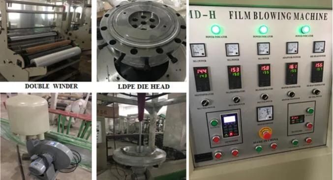 High Speed PE Film Blowing Machine with Automatic Rewinder