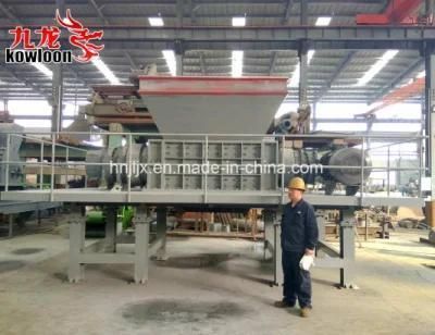 Commercial Double Shaft Plastic Chipper Shredder Machine