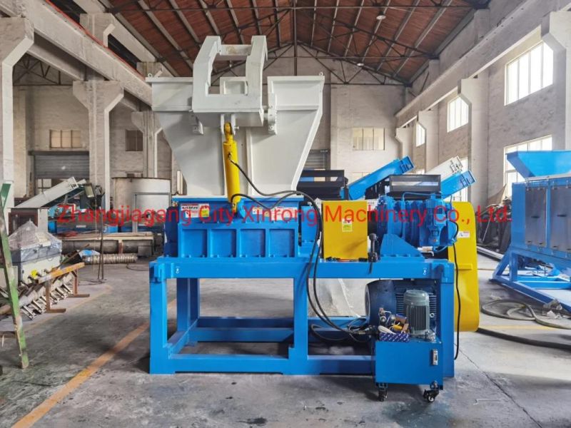 Xrys1200 Double Shaft Shredder for PE/PP Agricultural Film Recycling Machine