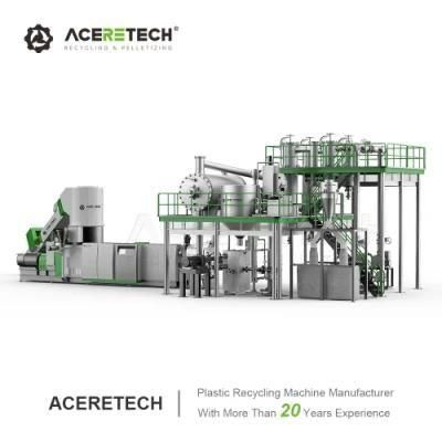 Lsp Aceretech Pet Waste Recycled Plastic Pelletizing Machine for IV Increase