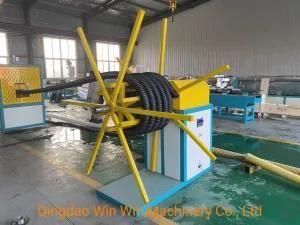 50-200mm PE Carbon Spiral Reinforcing Plastic Pipe Production Line