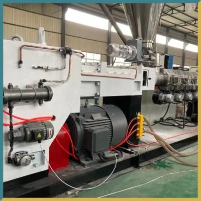 Twin Screw Extruder Gas PVC Pipe Machine