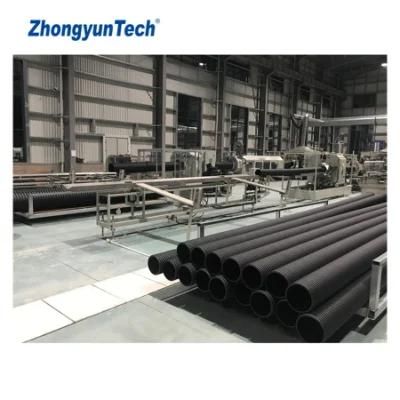 PE/PP/PVC/HDPE Double Wall Corrugated Pipes Making Machine for ...