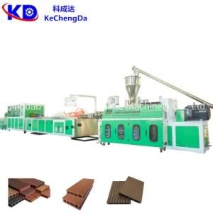 PE/PP Wood Plastic Composite Profile Extrusion Line