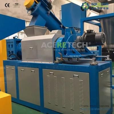 PE LDPE Plastic Film Squeezing Machine for Recycling Line