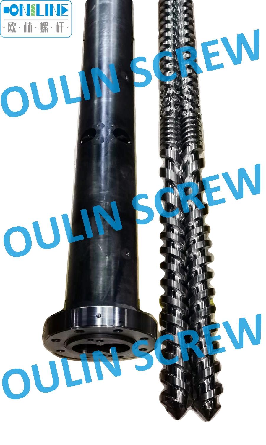 Factory Direct! Cincinnati 93mm Twin Screw and Barrel for PVC Profile