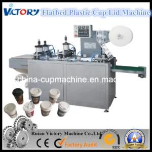 Flatbed Plastic Cup Lid Making Machine