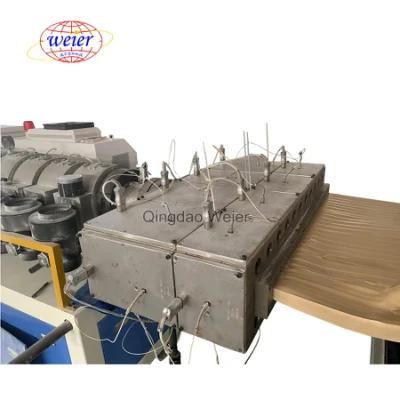 Hollow WPC Door Board Extrusion Line PVC Wood Composite Door Panel Board Making Machine