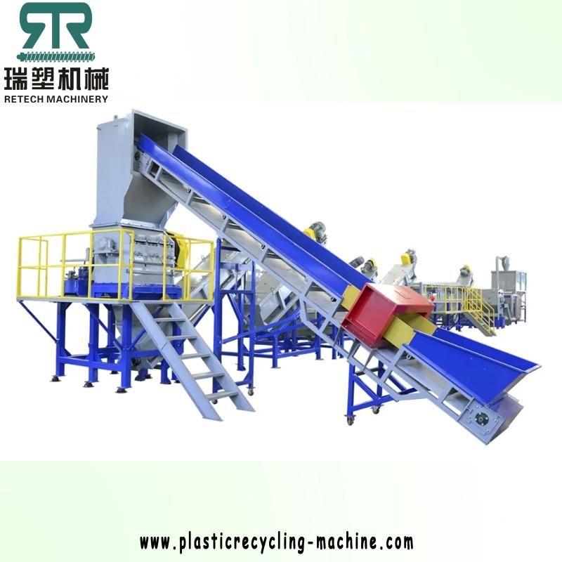 PE polyethylene (HDPE, LDPE, LLDPE) PP polypropylene flexible packaging material (BOPP, OPP), printed/non-printed raffia fabric plastic recycling pellet machine