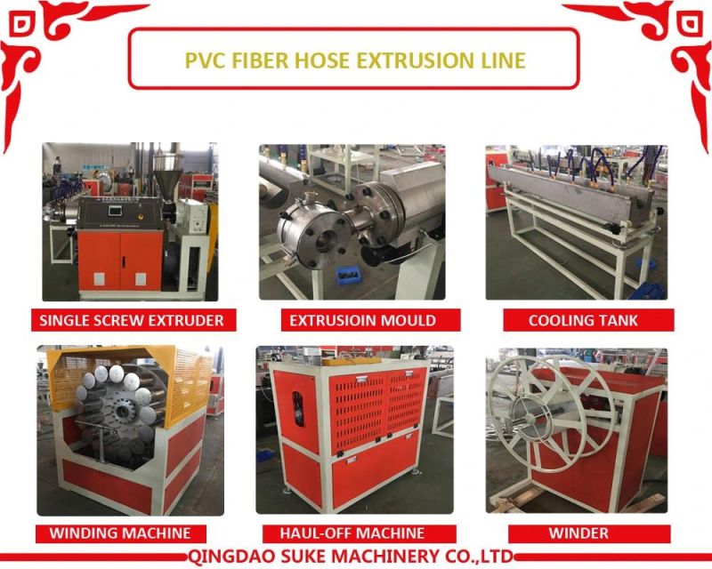 PVC Fiber Reinforced Hose Tube Extrusion Production Line