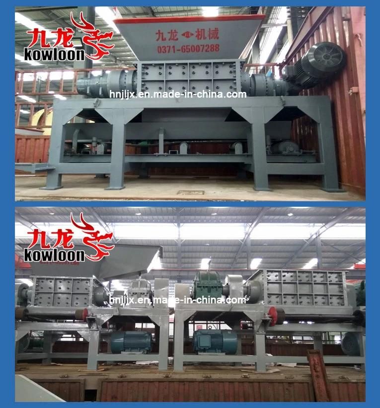 Industrial Double Shaft Scrap Iron Plate Shredder