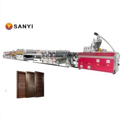 Qingdao Sanyi PVC Foam Board Making Machine / PVC Door Panel Extrusion Line / Cabinet ...