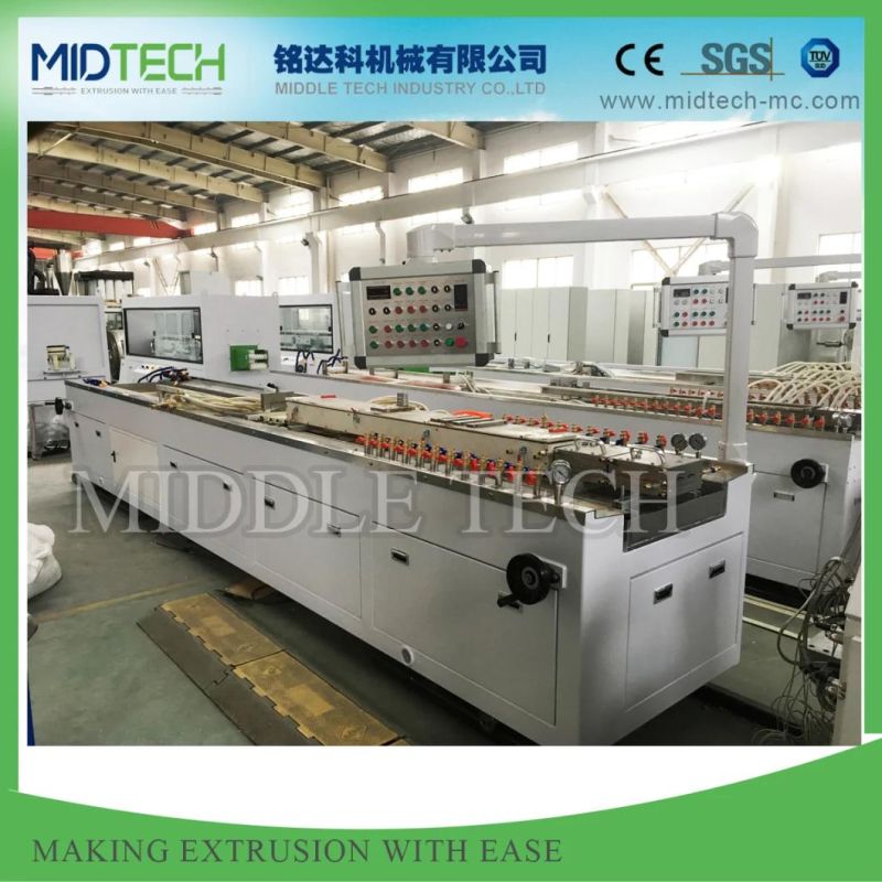 Plastic UPVC/PVC Roller Shutter Slat Profile and Automatic Punching Extrusion Production Line