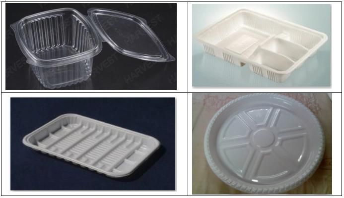 Plastic Lid Catering Tray Clamshell Box Making Machine