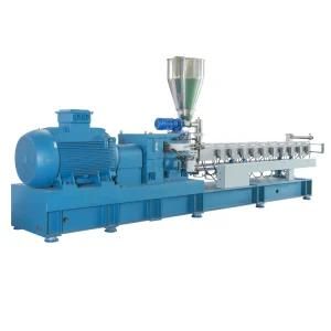 Granulating Machine Co Rotating Parallel Twin Screw Extruder for Color Filler Masterbatch ...
