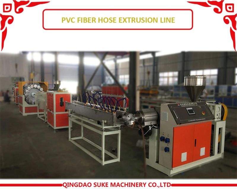 PVC Fiber Reinforced Hose Extrusion Making Machine