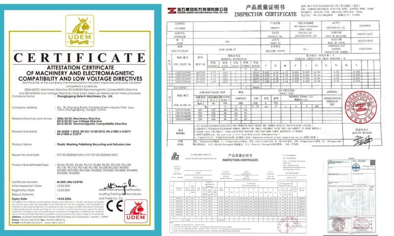 PP PE HDPE Film Washing Machinery /Plastic Recycling Line