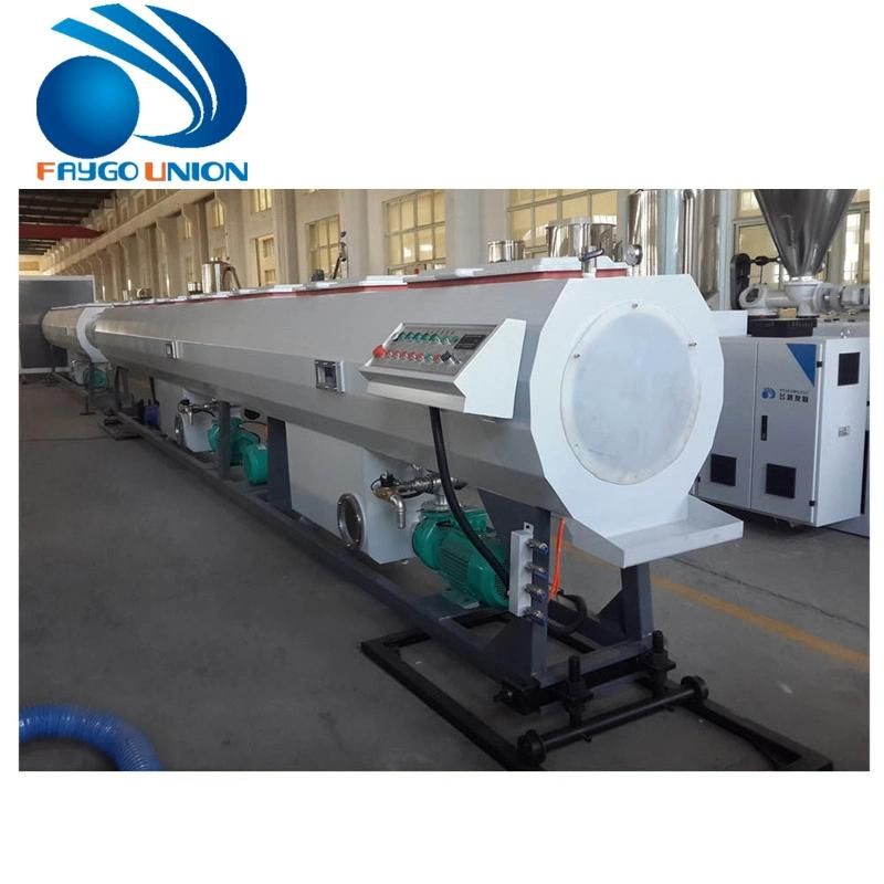PE Plastic Pipe Extrusion Machine 75/30 with a Cursher