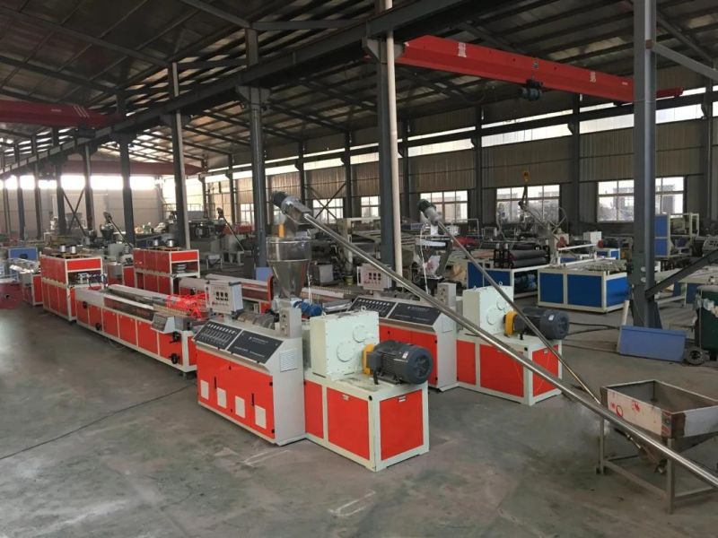 PE Huge Calibre Hollow Wall Winding Pipe Production Line