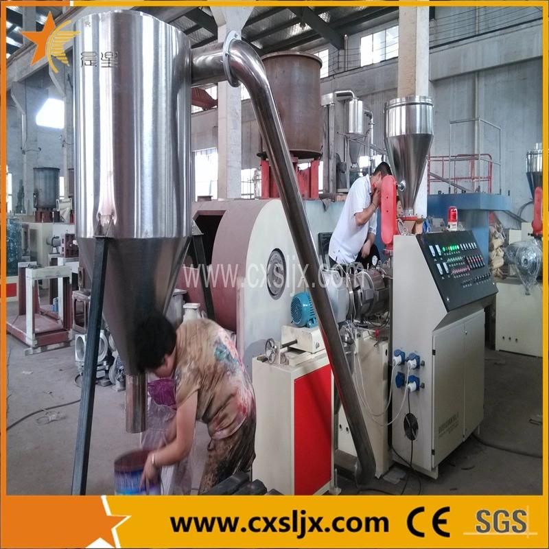 Ce Certificated Automatic Air Cooling WPC/PVC Granules Production Line