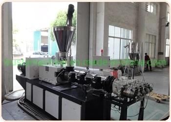 20mm 25mm PVC Plastic Pipe Extrusion Line Four Pipe Mould Cavities Design Twin Screw Extruding Machine Line