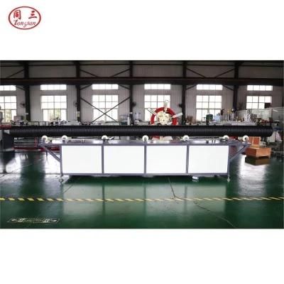 HDPE/PP Double Wall Corrugated Pipe Extrusion Line/Production Line/Plastic Pipe Making ...